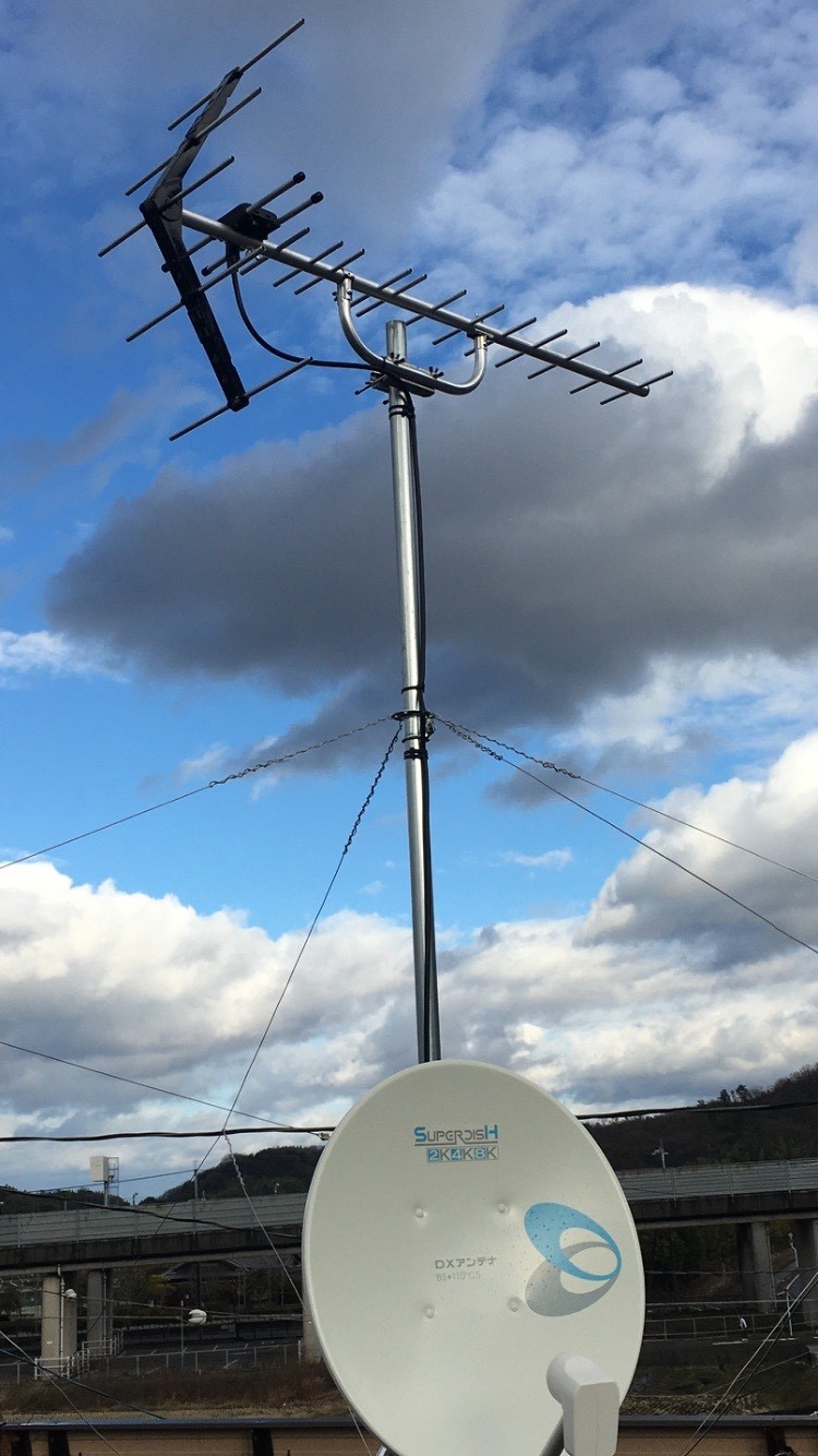 アンテナ施工画像 ナカデン クリエイティブサービス 岡山市 倉敷市 アンテナ施工画像 ナカデン クリエイティブサービス 岡山市 倉敷市