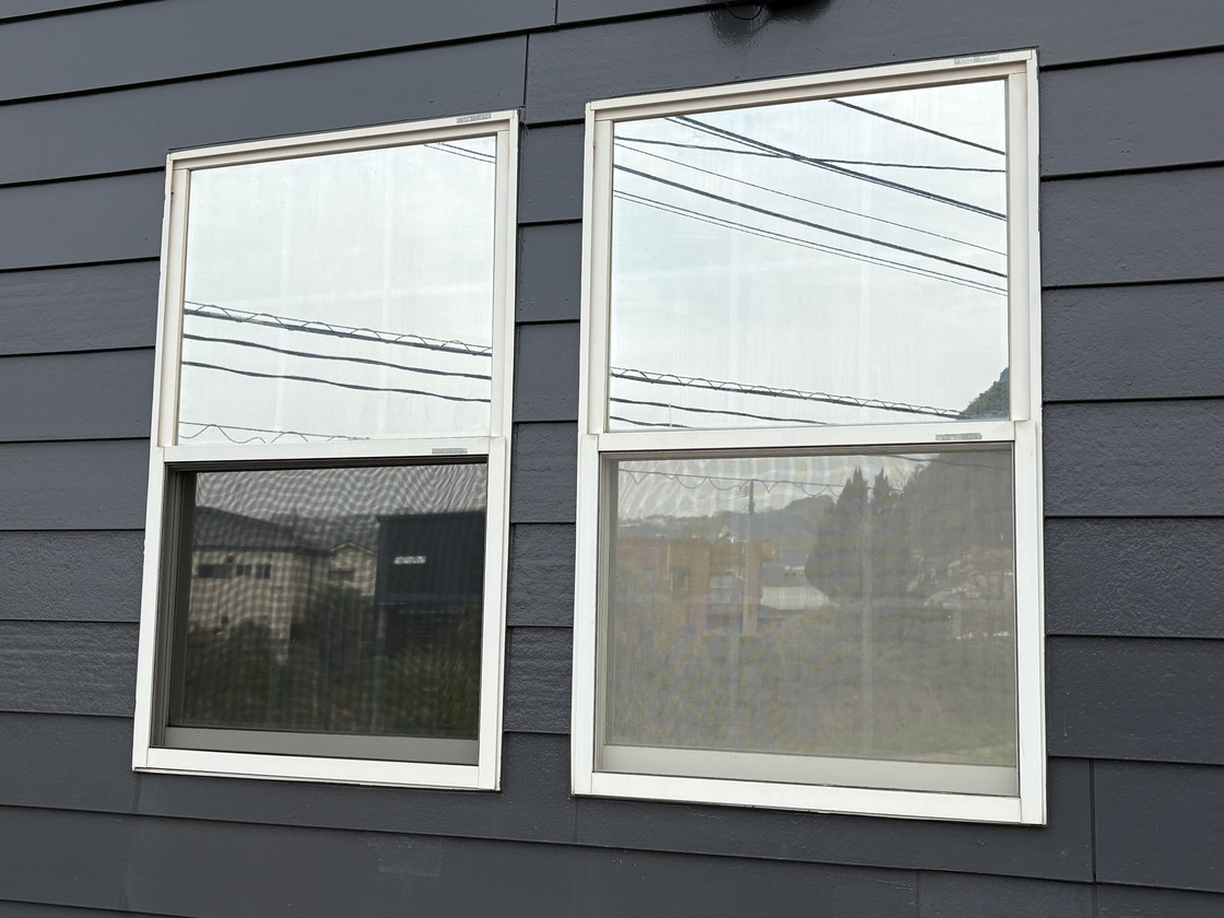 鹿児島市伊敷７丁目　Ｏ様邸　ミラー系遮熱フィルム施工