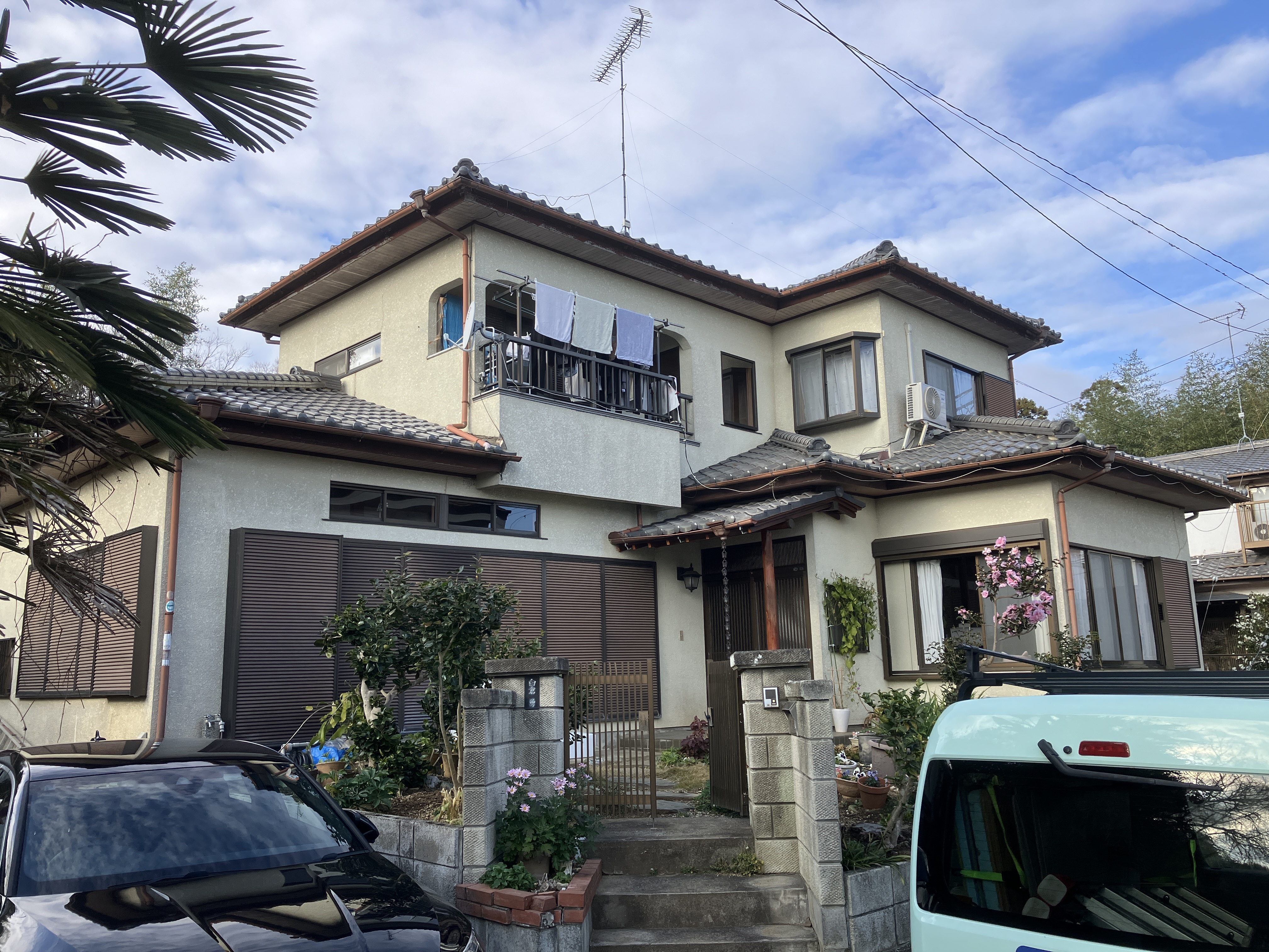 上高根S様邸・外部塗装ビフォー