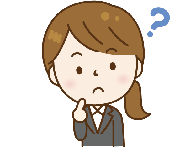 悩むビジネス女性