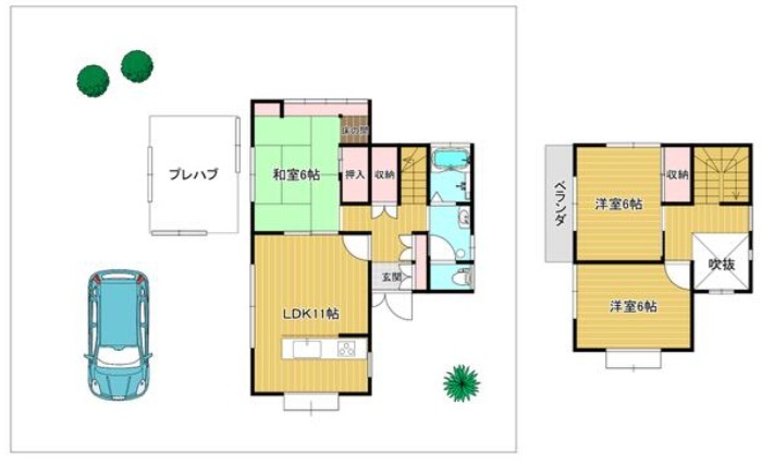 みつわ台1480万間取図