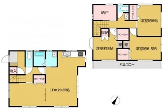 若松町1999万間取図