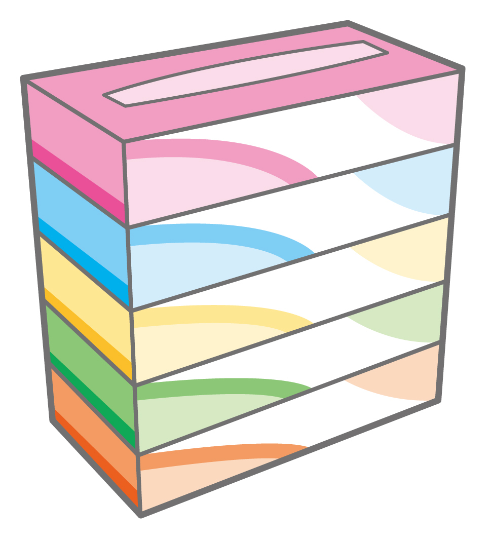 BOXティッシュ５個パック