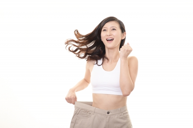 ダイエット女性ウエスト比較