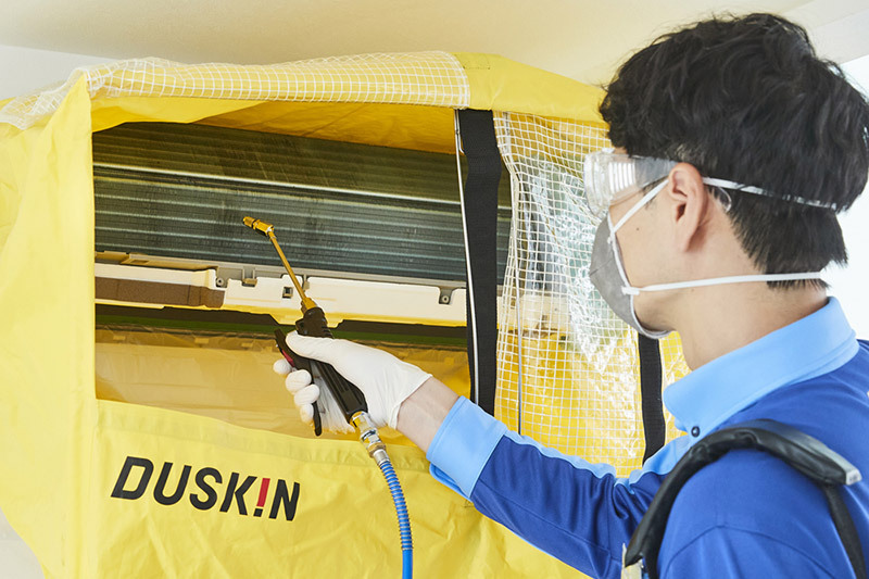 エアコンクリーニングの流れ