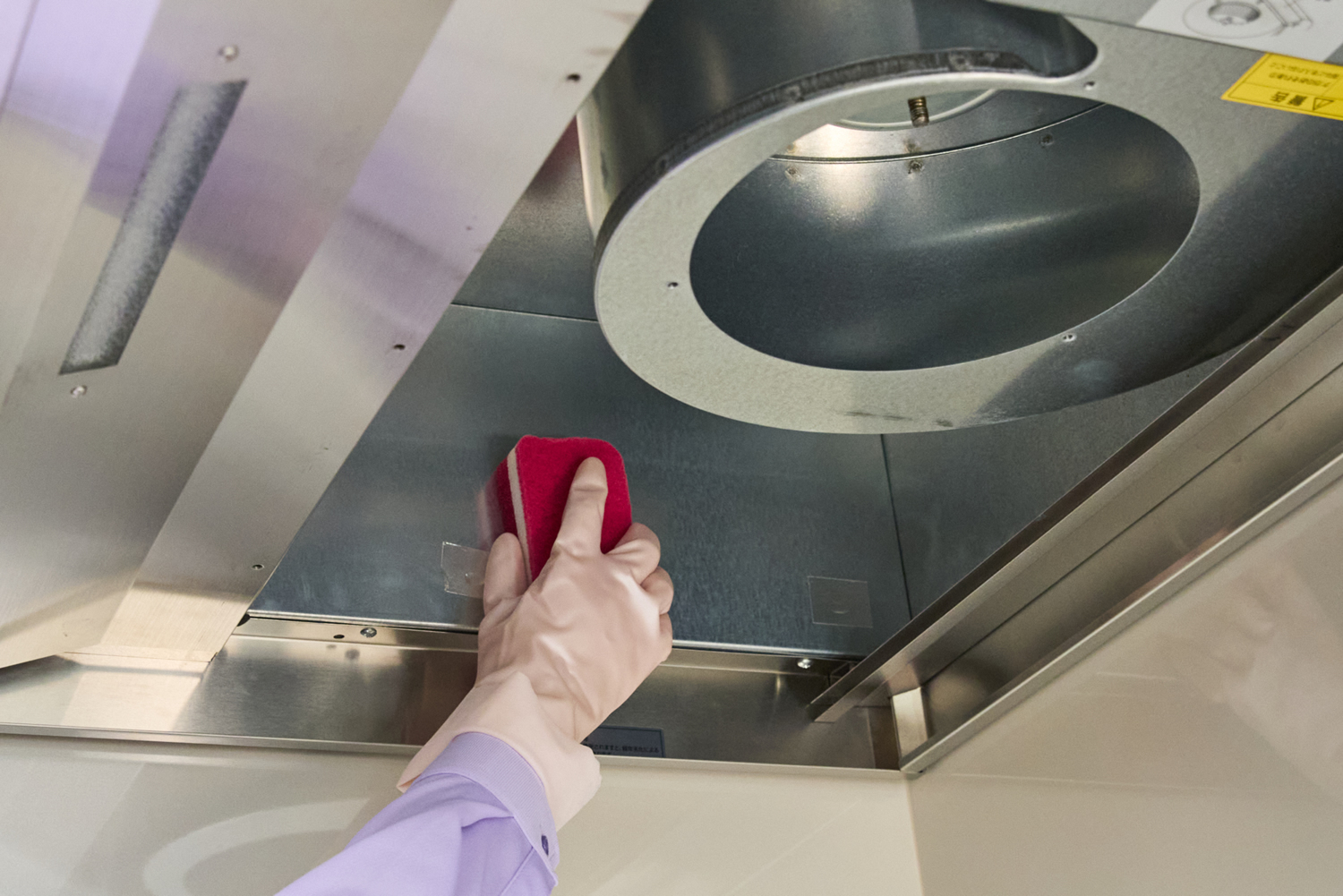 レンジフードクリーニング_5_フード内部_洗浄