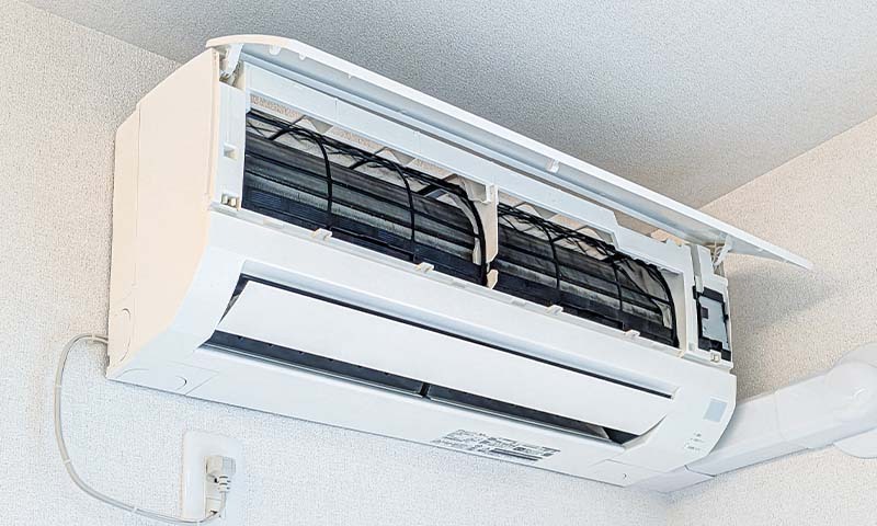 お掃除機能付きエアコン