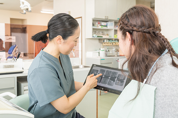 口腔衛生指導に力を入れています