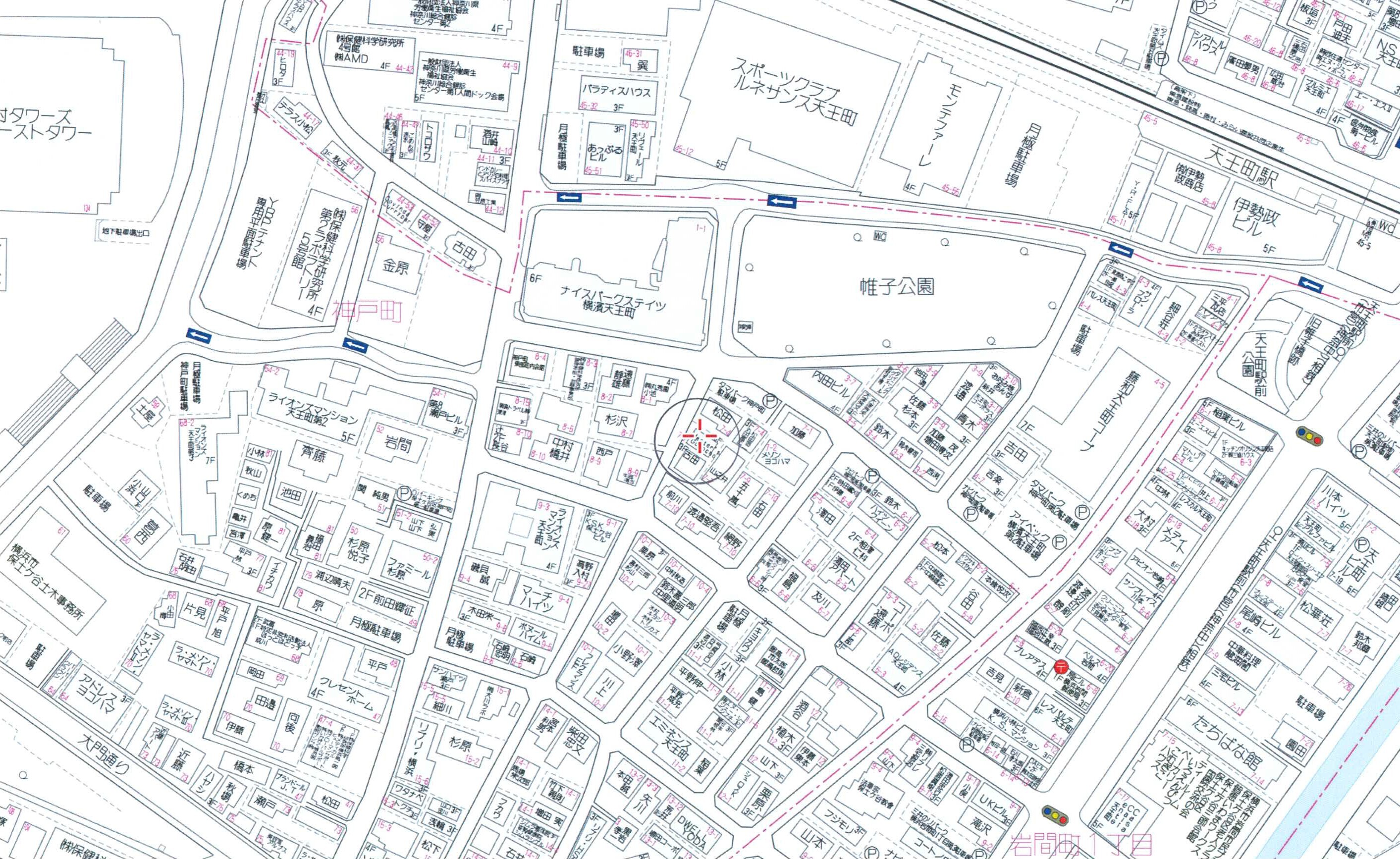 Master's神戸町地図