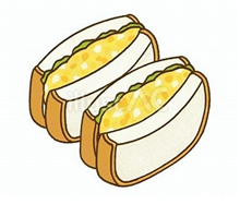 卵サンドイラスト